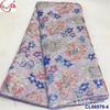 Tecido Jacquard Brocado Antigo Bordado Prata Tecido de Renda Brocado Africano