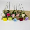Rosa Perla Comercio Transfronterizo Flor Artificial Rosa de un Solo Tallo Decoración del Hogar Flor Falsa Flor de Seda Ramo de Mano