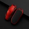 Estuche para llave de tarjeta Tesla compatible con el modelo Y/modelo 3, con hebilla para llave de coche.