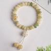 108 Natural Bodhi Handstring Feminino Pequeno Lime Abacus Beads Multi-Círculo Pulseira de Mão Prato Play Wen Play Buddha Beads Colar