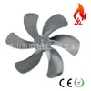 Nova Lâmina de Ventilador Acessórios para Ventilador de Lareira Lâmina de Ventilador de Liga de Alumínio 6 Lâminas Diâmetro 172mm Estampagem de Chapa de Alumínio