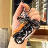 Desenho Animado Criativo Trendy Chaveiro Boneca Motocicleta Harley Pingente de Carro Exquisito Pingente de Bolsa Pequeno Presente