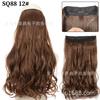 Fabricante de Cortina de Cabello para Peluca Venta al por Mayor Comercio Exterior Transfronterizo Ola Grande Fibra Química Hilo de Pesca Cortina de Cabello Rizado Extensión de Cabello Sin Costuras Pieza de Peluca