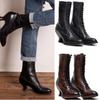 Botas femininas 2022 salto taça bico fino tamanho grande 40-43 atacado fornecimento WISH fornecimento de fábrica