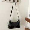 Bolsa de mão minimalista, relaxada e estilosa, novo modelo 2026 para trabalho e deslocamento, bolsa de ombro cruzado de cor sólida, moderna