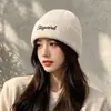 Chapéu de tricô estilo coreano, moderno, para outono/inverno, que cobre as orelhas, para homens e mulheres, versátil, casual e valoriza o rosto, fazendo-o parecer menor, um gorro quente e aconchegante