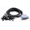 Linha de Teste de Eletrodo Dinâmico Db37Pin para 18 Botões Montada Linha de Fisioterapia Equipamento de Automação Linha de Conexão