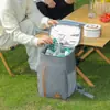 Mochila térmica de grande capacidade para piqueniques ao ar livre, bolsa térmica de tecido Oxford, bolsa à prova d'água e para conservação de alimentos, personalizada de fábrica