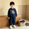 Conjunto de Sudadera Versátil de Dibujos Animados para Niños 2026, Aclarador y Fácil de Combinar, Cómodo Conjunto Nuevo para Bebés y Niños Pequeños