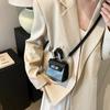 Bolso Mini Kelly Xiaozhong para Mujer 2024 Otoño e Invierno Nuevo Mini Lindo Combinación de Colores Hombro Bandolera Bolso Pequeño Negro con Vaca