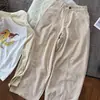 Pantalones de pana retro japoneses de cintura alta de pierna ancha para mujer Otoño Invierno Nuevos para ir al trabajo Holgados Adelgazantes Versátiles Casuales Pantalones tipo globo