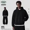 CKX Trend Nueva Sudadera 360G Algodón Puro Felpa Manga Curva Raya Lavada BOXY Sudadera con Capucha Marca Trend