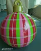 Nuevo Producto de Comercio Exterior Pelota Inflable de Navidad Adornos Navideños Pelota Luminosa Pelota Inflable Navideña de PVC Pelota Festiva Pelota Decorativa