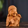 Dios de la Riqueza Yabai Artesanías Artesanía Discapacidad Discapacidad Discapacidad Discapacidad Auspicioso Dibujos Animados Creativo Hogar Tallado Adornos