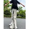 Calça Masculina 2026 Verão Nova Moda de Rua Americana Marca Fina Secagem Rápida Três Listras Solta Reta Casual Longa