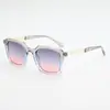 Nuevas Gafas de Sol de Estilo Europeo y Americano con Montura Cuadrada Simple para Hombres y Mujeres, Protección Solar, Protección UV, Protección Solar para Conducir, Gafas de Sol Versátiles