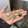 Colgante de Buda de Jade Hetiano Jadeíta Natural, Colgante de Cerradura de Nube Propicia de Calabaza Guanyin de Jade Hetiano, Colgante de Jade para Hombres y Mujeres