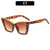 Novos Óculos de Sol de Moda Olho de Gato com Armação Grande Personalizados Tendência Versátil Elegantes Emagrecedores Óculos para Mulheres Óculos Europeus e Americanos Transfronteiriços