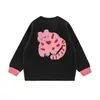 Suéter Cálido Suave Wulibu para Niñas con Intarsia 3D y Bloques de Color 2026 Invierno Top Casual Infantil Moderno