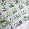 Pegatina de Calcomanía Estampada para Uñas de Rana Linda de Dibujos Animados Chica Rana de Ojos Grandes Pegatina para Uñas Portalápices DIY Pegatina para Cámara