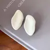 Brincos Pendentes Ovais Irregulares com Gotejamento de Óleo Agulha de Prata Estilo Hong Kong Moda Brincos de Tarraxa para Mulheres Brincos Simples com um Design Único
