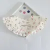 Nova Toalha de Saliva Impermeável de Gaze de Algodão para Bebê Outono Estilo Palácio de Princesa Bib Ampliado 360 Ajustável