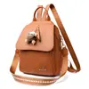 Mochila de Cuero Suave Transfronteriza para Mujer 2026 Nueva Antirrobo Gran Capacidad Casual de Viaje Mochila de Hombro para Commuter Estudiante