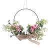 Casamento suili semi-anel artificial flor fábrica decoração casa design buquê decoração de parede parede pendurando CF01223