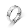 Anillos Europeos y Americanos Nuevos Periféricos para Juegos Anillos de Star Trek Borde Biselado Doble Anillos de Pareja Joyería Venta al Por Mayor Artículo de Moda