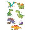 Dinosaurio Dibujo Animado Niños Color Luminoso Impermeable A Prueba de Sudor Larga Duración Lindo Pegatinas de Tatuaje para Hombres y Mujeres Pegatinas para el Brazo Fluorescente