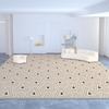 Alfombra Sala de Estar Resistente a la Suciedad Fácil de Cuidar Simple Lujo Ligero Absorbente Antideslizante Cachemir Manta para Mesa de Café Hogar Resistente al Desgaste Manta para Sofá