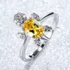 Anillo de tortuga colorido de platino y diamante azul más vendido transfronterizo moda para hombres y mujeres anillo simple una generación de venta al por mayor