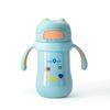 Copo térmico infantil Idochi aço inoxidável 316 copo para beber bico de pato copo com canudo para bebê capa de garrafa