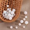 Colgante de Cuentas Redondas Brillantes de Colores Vivos 8-20mm Cuentas Burbuja Aurora Pulsera de Cuentas Hecha a Mano DIY Accesorios de Perlas Joyería al por Mayor