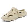 Zapatos de Agujero de Coco Nuevos de Verano 2024 para Hombre Calzado Exterior Sandalias Slip-on Antideslizantes Chanclas de Playa para Caminar