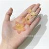 Pétalos de cristal checo de calidad amarillo melocotón blanco jade degradado bicolor microtransparente accesorios diy bolsa de material para horquilla