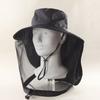 Gorra exterior a prueba de mosquitos para hombres y mujeres pesca sombrero grande ala cubrimiento facial protector solar transpirable máscara de malla pesca nocturna a prueba de insectos montañismo ciclismo