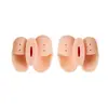 Manga de Silicona para Corrección de Pulgar de Pies con Doble Orificio Separador de Dedos Pulgar Dedos Superpuestos Ortesis para Pies al por Mayor