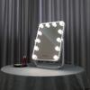 Espejo de maquillaje con luz tricolor directo de fábrica, ángulo ajustable, espejo de tocador de escritorio para dormitorio, espejo con bombillas LED Hollywood