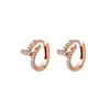 Aros con Incrustaciones de Diamantes Aretes de Botón Simples Versátiles para el Viaje Diario Cierre de Arete Clásico Botones Pequeños Aretes de Diseño de Nicho