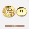 Hebilla Metálica Cóncava de Cuatro Ojos Botones Metálicos Botones para Camisa Botones de Punto para Suéter Botones Botones Accesorios de Ropa
