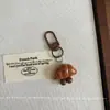 Llavero Colgante de Pan Alcalino Simulado Juguete de Comida de Resina Croissant Bagel Pan Francés Adorno Accesorio de Regalo