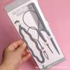 Novo Artefato para Trançar Cabelo para Crianças e Bebês Elástico de Cabelo e Enrolador de Cabelo Pequeno Elástico Agulha de Esticar Cabelo Conjunto de Acessórios de Cabelo para Meninas Pequenas