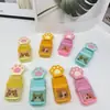 Goma de borrar universal de doble propósito con rueda giratoria para limpiar, Suministros de papelería, Diseño de pata de gato de dibujos animados, Garra de gato creativa