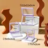 Caixa Suspensa Colorida para Filme Caixa de Presente para Pequenas Mercadorias Caixa de Exibição de Joias Caixa para Joias Anel Pulseira Caixa de Joias