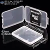 Paquete múltiple de tarjeta TF + estuche para tarjeta SD, estuche de plástico para tarjeta TF, caja de embalaje para tarjeta de memoria de cámara, estuche de PP para tarjeta Micro SD