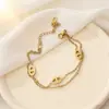 Colar de Aço Titânio com Franjas e Pingente Nariz de Porco Estilo Europeu e Americano de Luxo Leve para Mulheres, Corrente de Clavícula Longa em Camadas Exquisita e de Alta Qualidade para Outono e Inverno