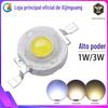 1W lâmpada de alta potência contas 3W lâmpada branca 1W lâmpada branca luz branca positiva Branco branco quente branco frio branco luz imitação lúmen lâmpada contas