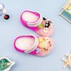Conjunto de Estilo Nuevo Genial Brillante Suela Gruesa Antideslizante Luminoso Zapatos de Cueva Dibujos Animados Ladrillos Pequeños Modernos Combinan con Todo Chanclas Punta Cerrada