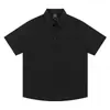 2025 Nueva Camisa Original de Moda Retro Americana con Estampado de Letras de Manga Corta para Hombres y Mujeres, Camisa Casual Holgada de Verano